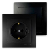 Черный матовый