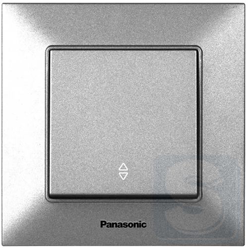 Переключатель 1-кл Panasonic Arkedia Slim серебро 