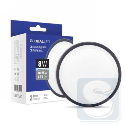 LED светильник GLOBAL HPL 8W 5000K C 1-HPL-001-C