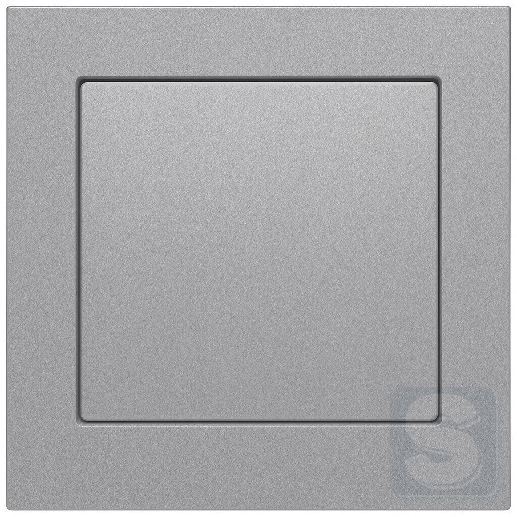 Заглушка алюміній Hager Berker Q3 (10096084-Q3) -1