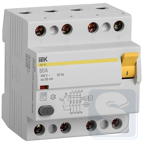 Дифференциальное реле MDV10-4-080-030 IEK
