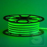 LED NEON зеленый 120 LED/м 12V в силиконе IP65