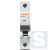 Автомат RS6 1п 10А С 6кА VIDEX RESIST VF-RS6-AV1C10-2