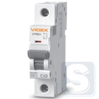 Автомат RS6 1п 10А С 6кА VIDEX RESIST VF-RS6-AV1C10