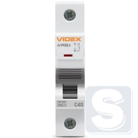 Автомат RS6 1п 40А С 6кА VIDEX RESIST VF-RS6-AV1C40-2