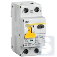 Дифавтомат IEK АВДТ32 1P+N MAD22-5-040-C-30