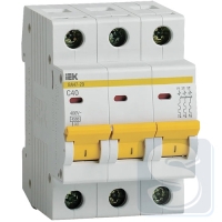 Выключатель автоматический IEK ВА47-29 3P MVA20-3-040-C