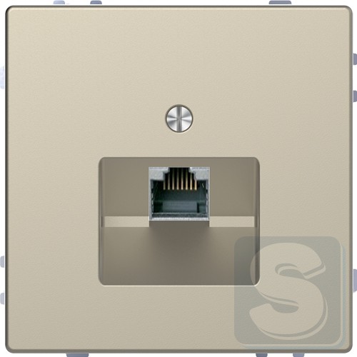 Розетка RJ45 cat. 6, UTP Merten D-Life Сахара
