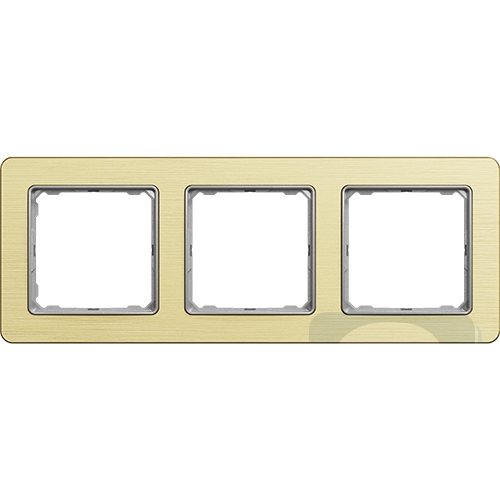 Рамка на 3 поста Sedna Elements Золото Матовое SDD371803