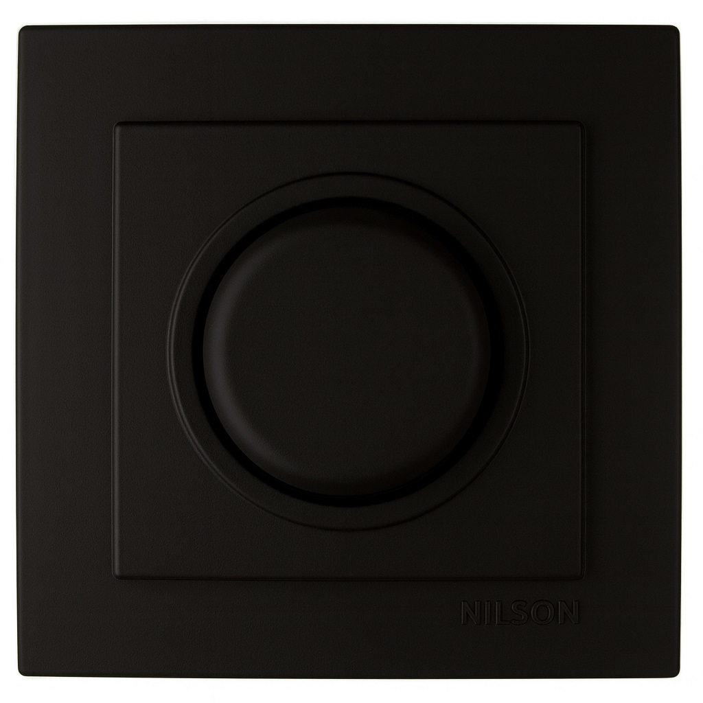 Діммер1000W з підсв Nilson Touran чорний мат (24381053)