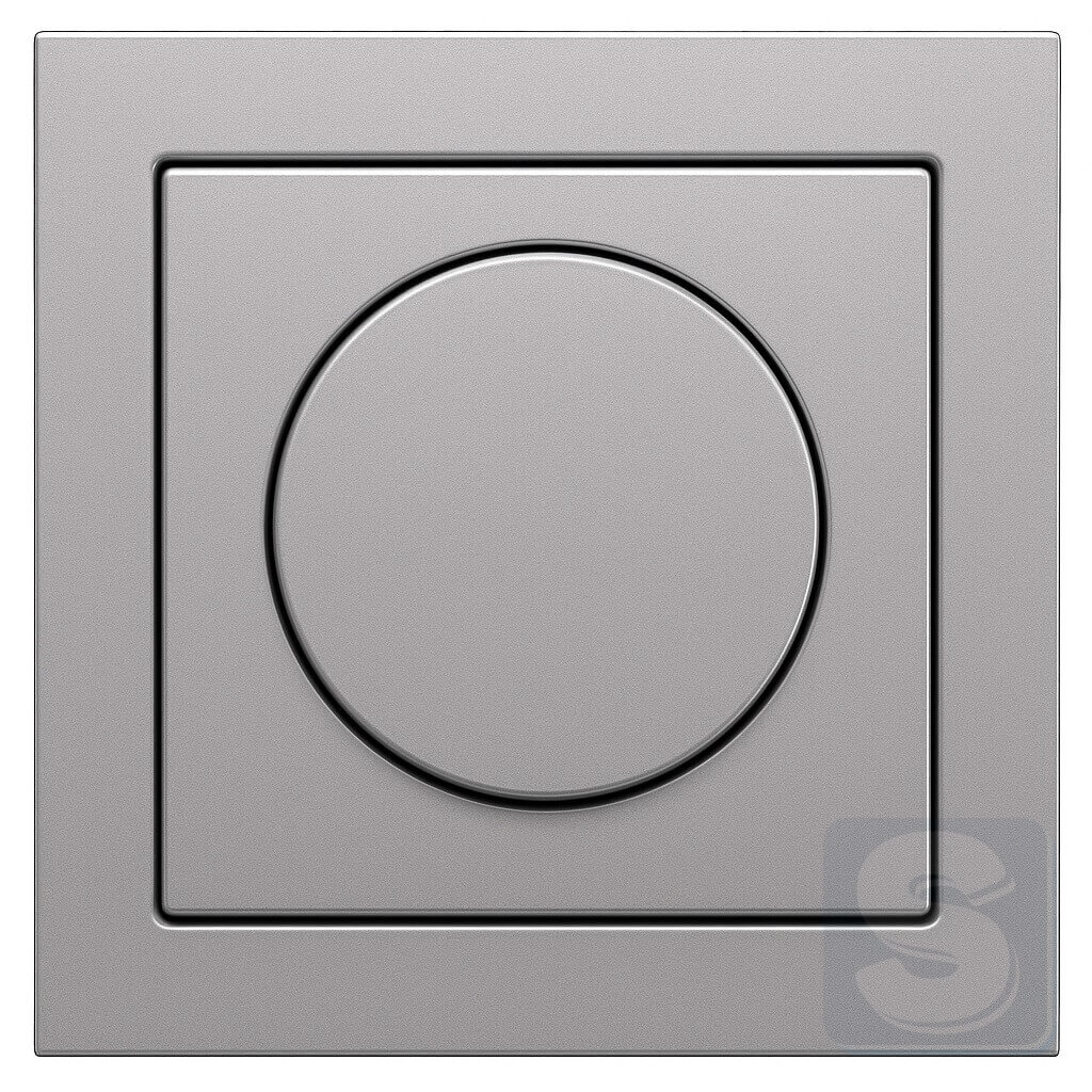 Димер LED 3-40 Вт алюміній Hager Berker Q3 (2909+11376084-Q3)