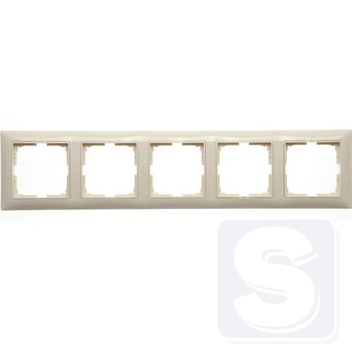 Рамка на 5-постов Abb Basic 55 2515-92-507 слон кость