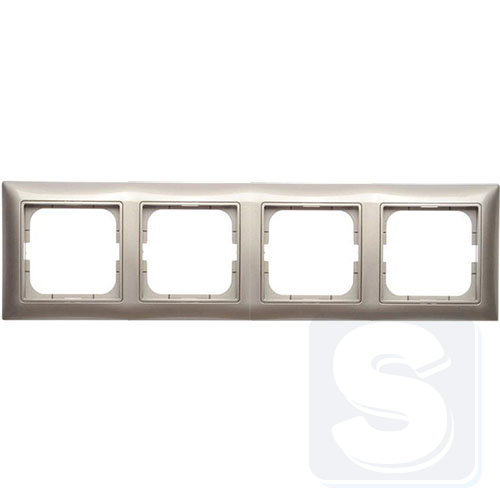 Рамка на 4-поста ABB Basic 55 2514-93-507 шампань-2