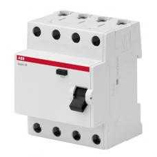 Модульное УЗО ABB 4Р 30мА 40А ТИП AC 2CSF604041R1250