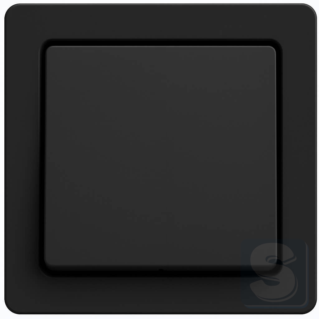 Вимикач 1 кл перехресний антрацит Hager Berker Q1 (3037+16206086-Q1)