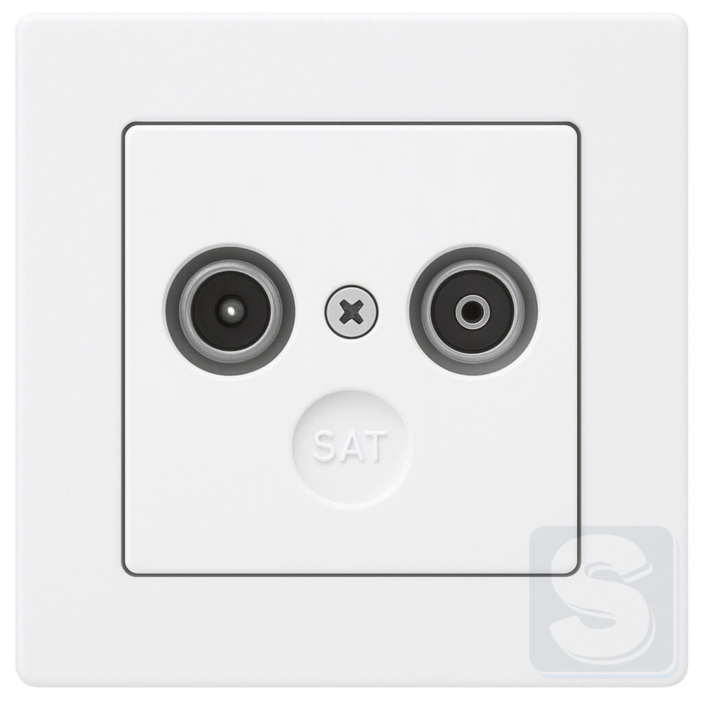 ТV  полярна білизна Hager Berker Q1 (450210+12036089-Q1)