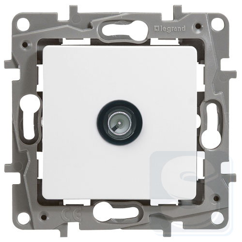 Розетка TV конечная одинарная Legrand Etika 672265 белый