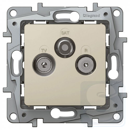 Розетка TV TV-R-SAT Legrand Etika 672356 слоновая кость