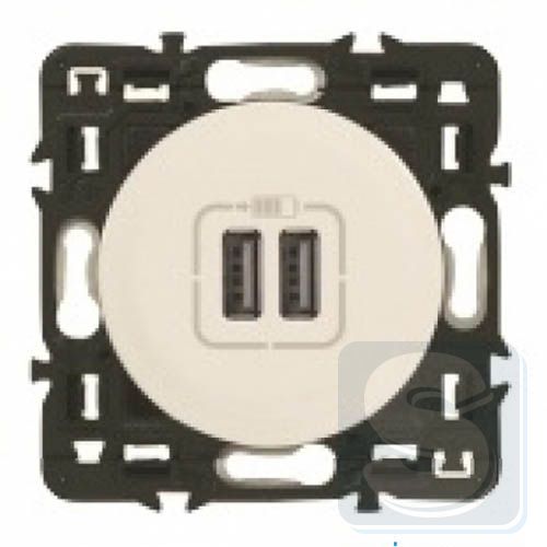 Розетка USB Legrand Celiane двойная Слоновая кость