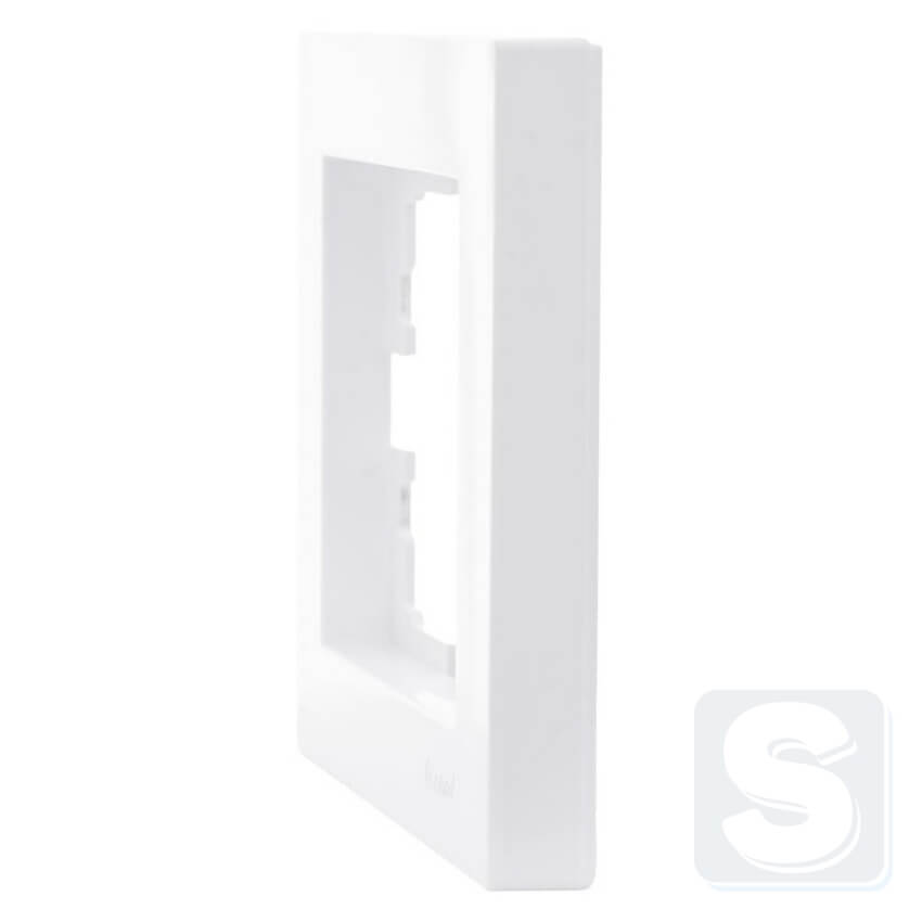 Рамка на 1 пост Lezard VESNA Білий 742-0200-146 -2