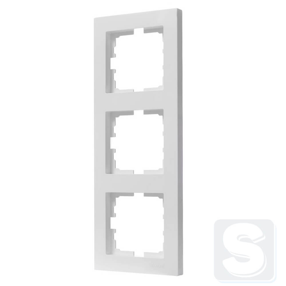 Рамка на 3 пости ВЕРТLezard VESNA Білий 742-0200-153 -1