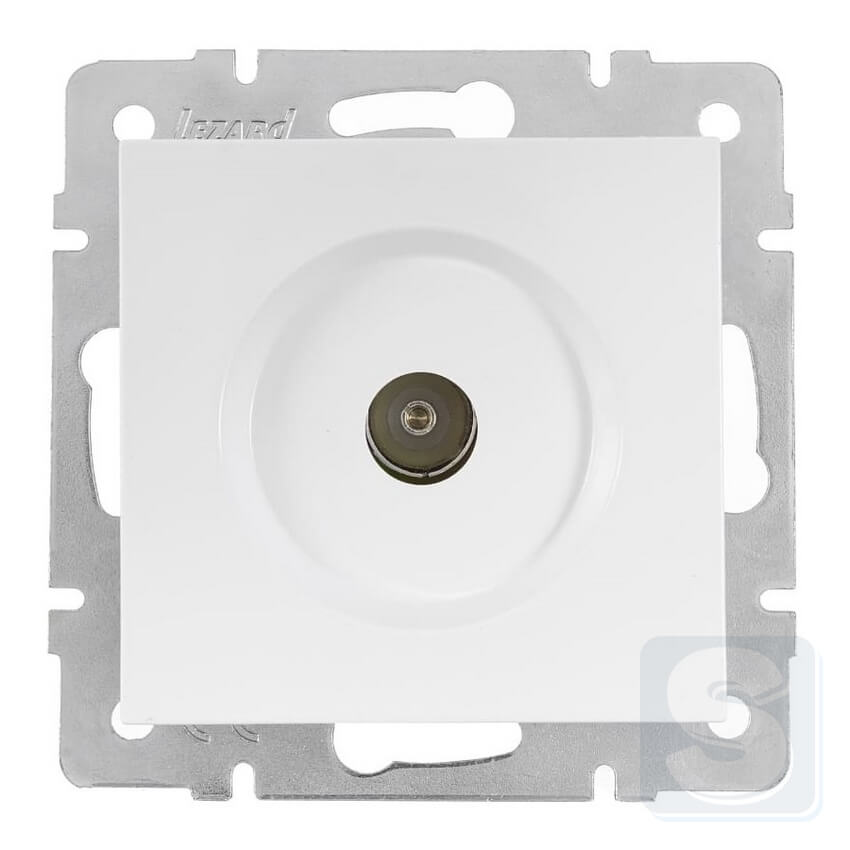 Розетка TV Lezard VESNA Білий без рамки 742-0288-129 -1