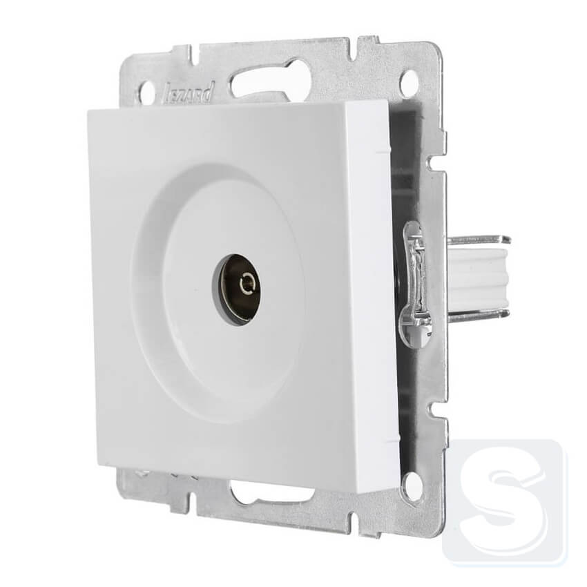 Розетка TV Lezard VESNA Білий без рамки 742-0288-129 -2