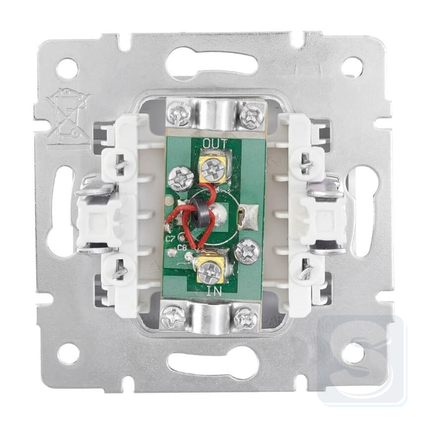 Розетка TV Lezard VESNA Білий без рамки 742-0288-129 -3