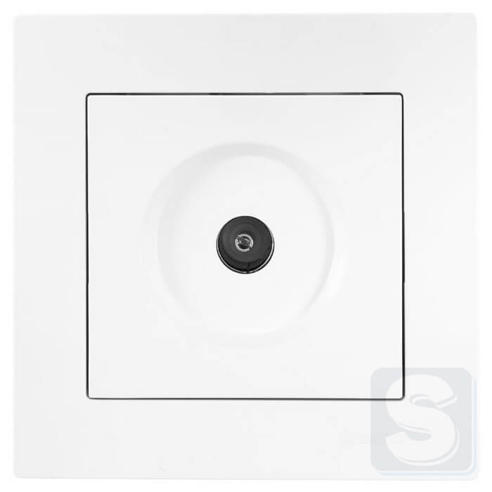 Розетка TV Lezard VESNA Білий без рамки 742-0288-129