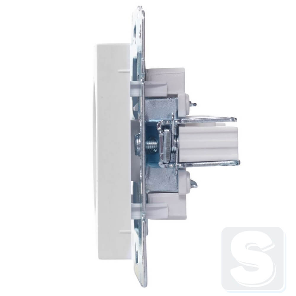 Розетка комп RJ45 cat 5 Lezard VESNA Білий без рамки 742-0288-139 -4