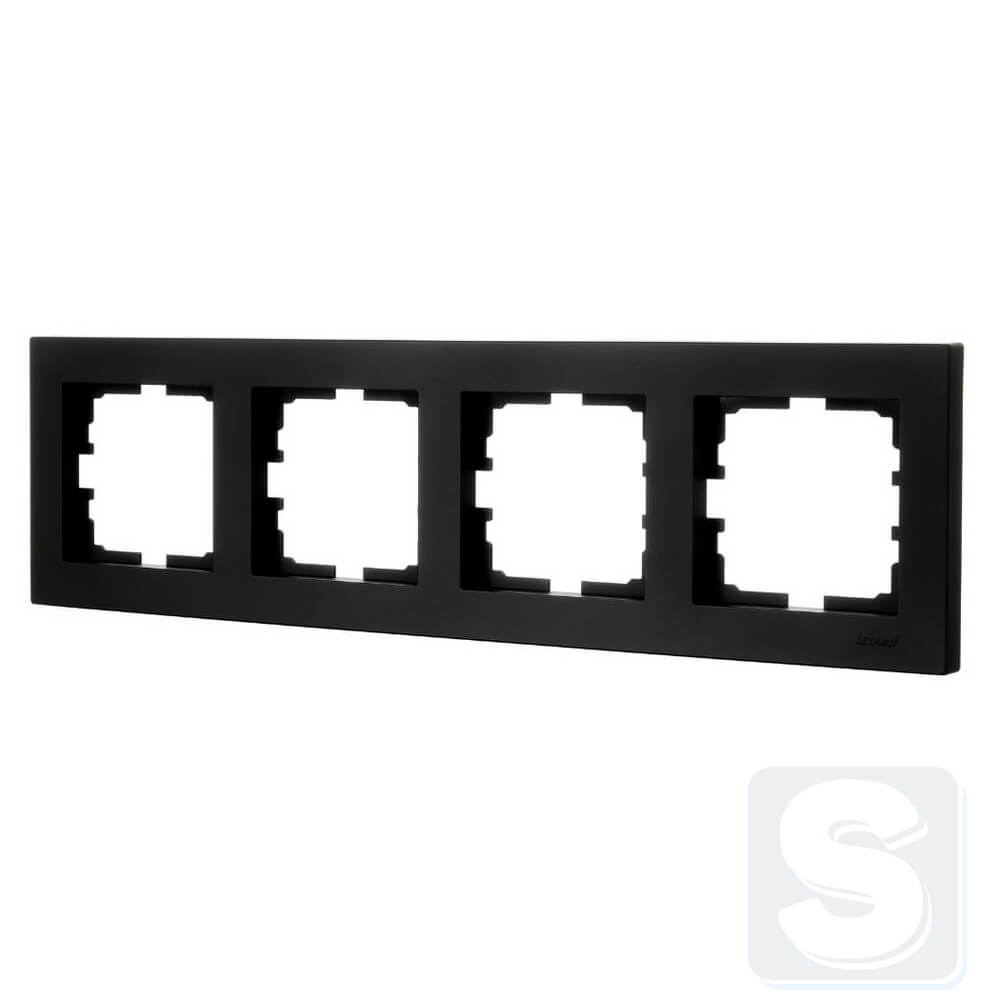 Рамка на 4 пости Lezard VESNA чорний антрацит 742-4200-149 -1