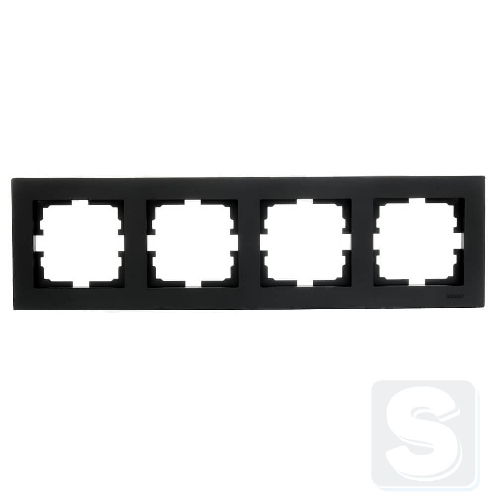 Рамка на 4 пости Lezard VESNA чорний антрацит 742-4200-149