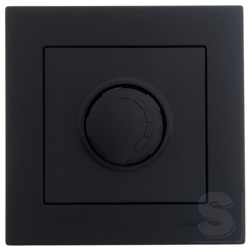 Диммер 800Вт Lezard VESNA чорний антрацит 742-4288-115