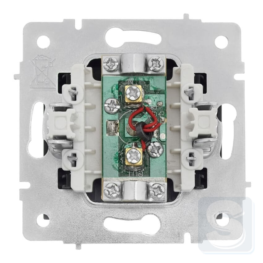 Розетка TV Lezard VESNA чорний антрацит 742-4288-129 -3