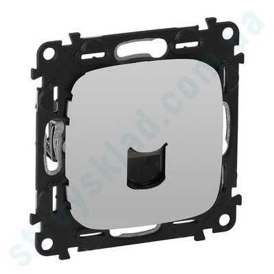 Розетка интернет RJ45, кат. 5e UTP, Legrand Valena Allure алюминий 753940