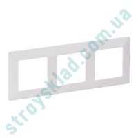 Рамка на 3-поста, белый Legrand Valena Life 754003