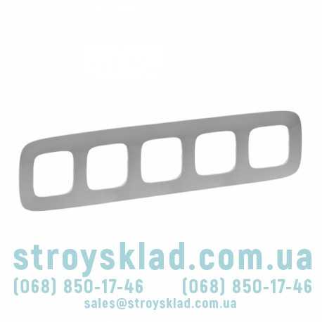 Рамка на 5-постов Valena Allure 754395 алюминий