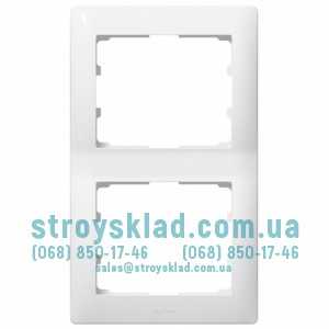 Рамка на 2 поста вертикальная Legrand Galea Life 771006 белый