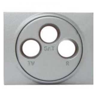 Панель розетки телевизионной TV-FM-SAT Legrand Galea Life 771373 алюминий