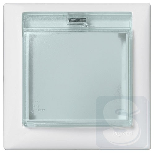 Рамка 1 пост, IP44 с крышкой Legrand Valena белый 774450-2