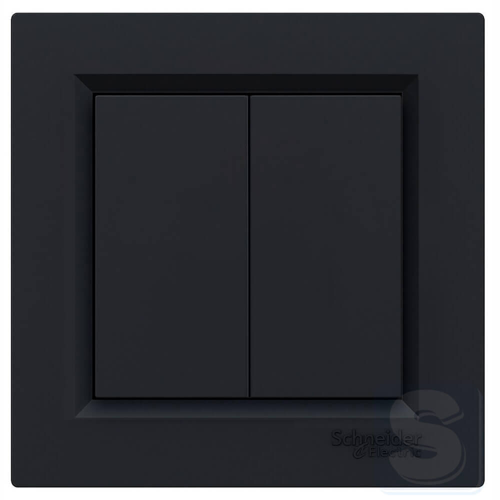 2-кл антрацит Schneider Asfora EPH0300171 в рамці