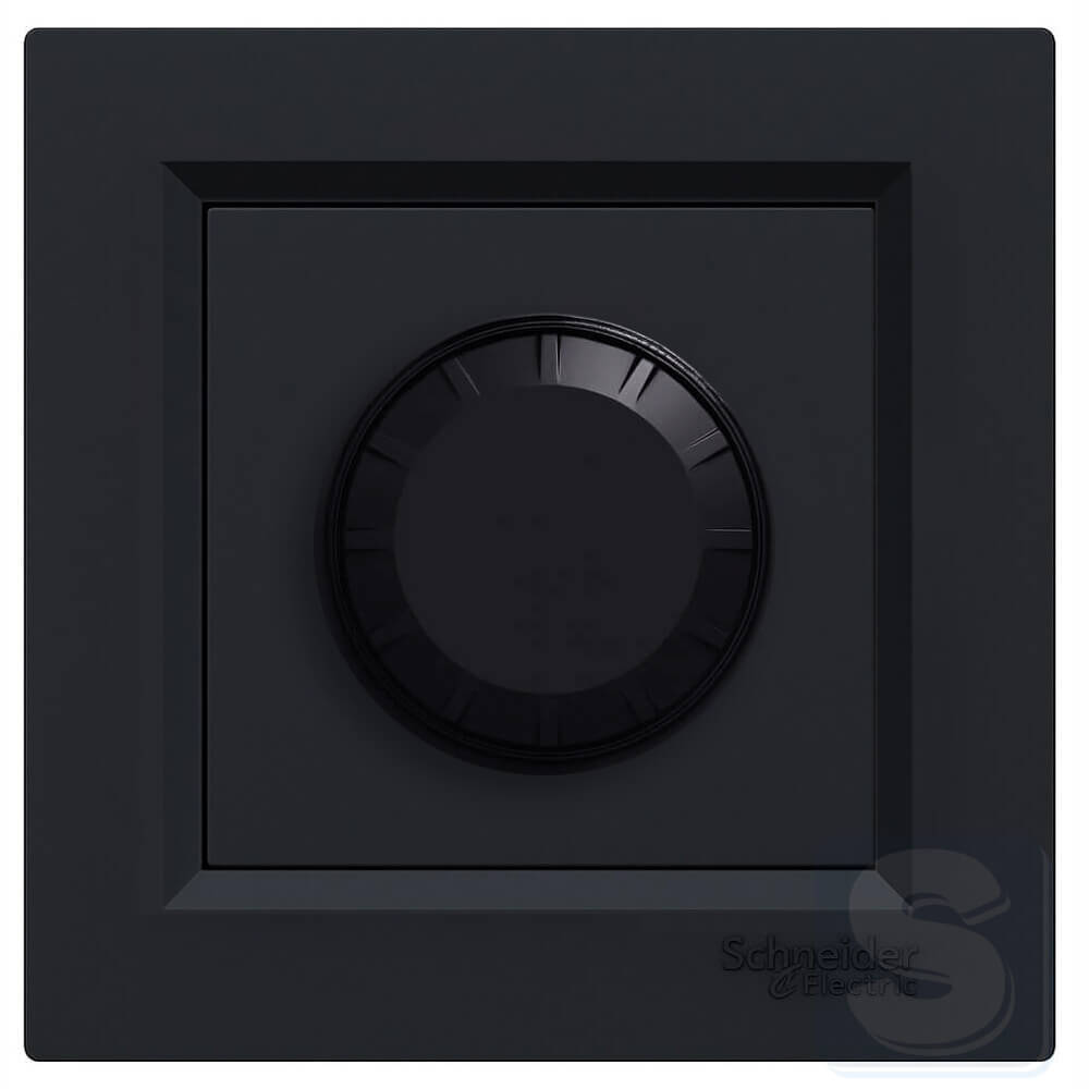 Диммер для LED 3-370 Вт антрацит EPH6800171 в рамці