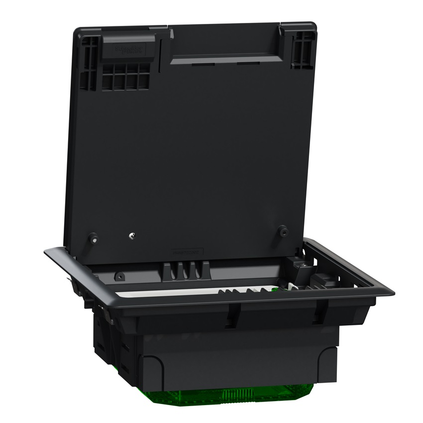 Підлоговий лючок на 4 пости Schneider Unica System+ (INS52120) -1