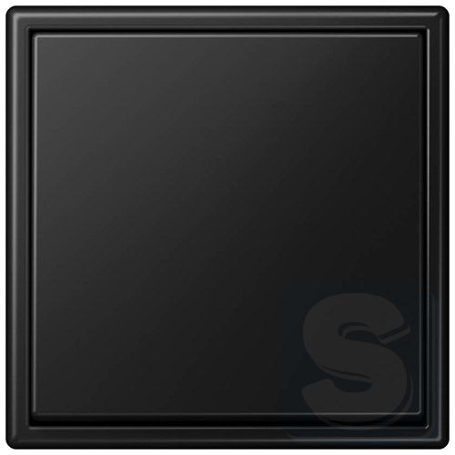 Выключатель 1-кл JUNG LS990 10А чёрный графит матовый  