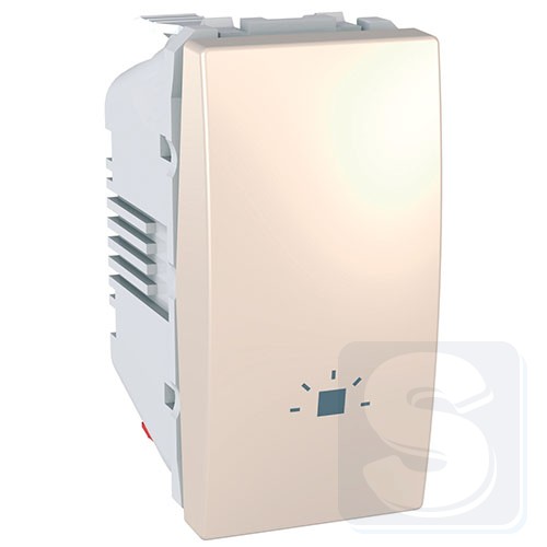Кнопка "Свет" Unica 1 мод слоновая кость MGU3.106.25L Schneider