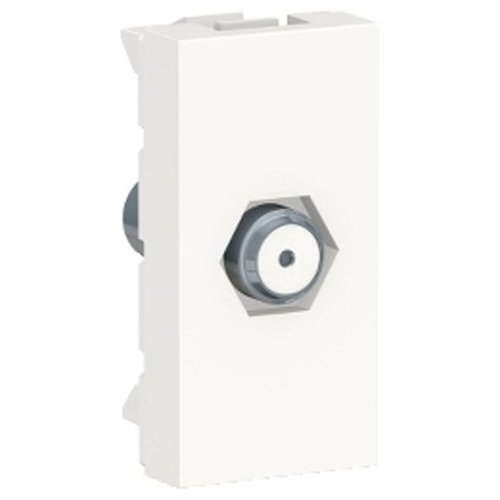 Розетка Coaxial 1 модуль, белый, UNICA NEW NU346818