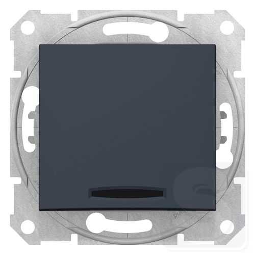 Выключатель 1-кл с подсветкой Schneider Sedna SDN1400170 графит
