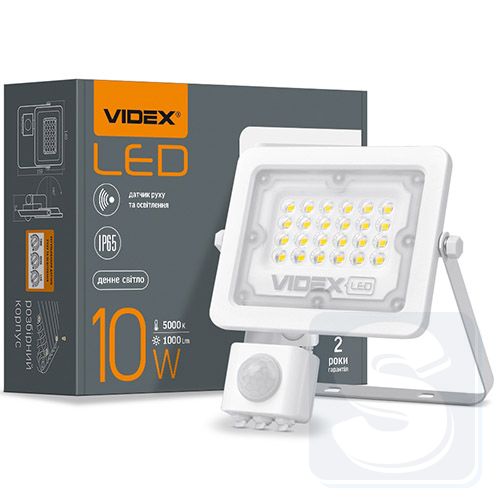 LED прожектор 10W VIDEX F2e 5000K 