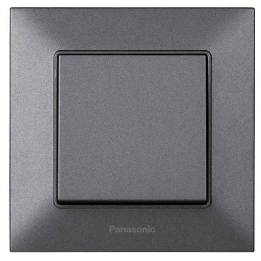 Выключатель 1-кл Panasonic Arkedia дымчатый WNTC00012DG-UA-1