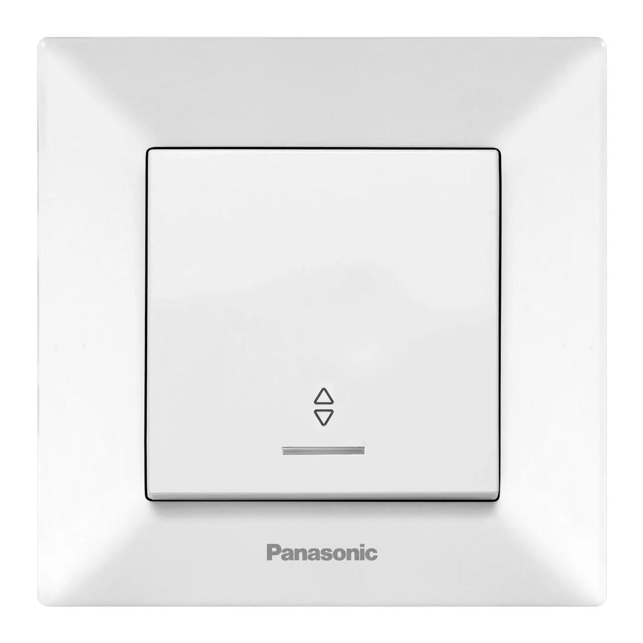 Выключатель 1-кл проходной с подсветкой, белый Panasonic WNTC00042WH-UA-1